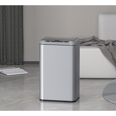 Контейнер для сміття JAH Сенсорний Срібний металік 13 л (20254) Вінниця - фото 8