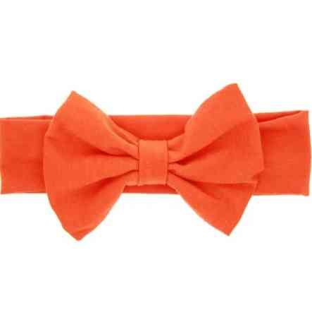 Повязка на голову детская широкая one size оранжевый кислотный Киев