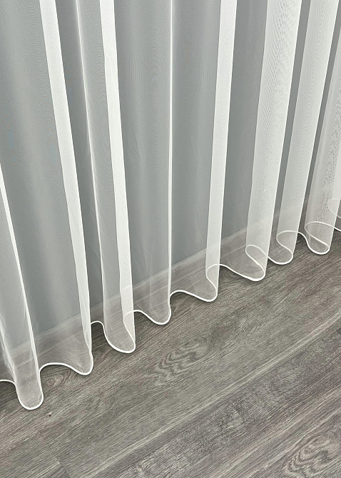 Тюль французька сітка “Belle” колір молочний 1963т Київ - фото 7