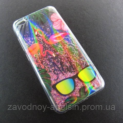Xiaomi Redmi GO чохол акваріум плаваючі блискітки Одеса - фото 2