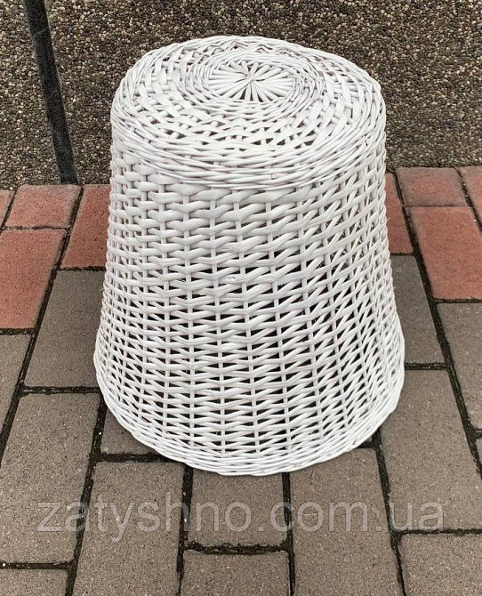 Набор белых плетеных люстер из лозы Киев - изображение 3