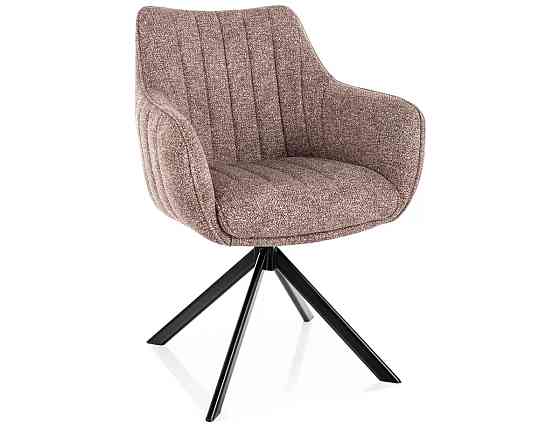 Стілець AZALIA LEO чорний каркас/темний беж 32 Днепр