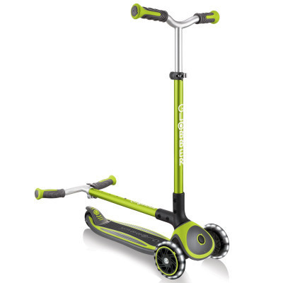 Самокат Globber MASTER LIGHTS Зеленый Колеса с подсветкой (662-116-2) Винница - изображение 4