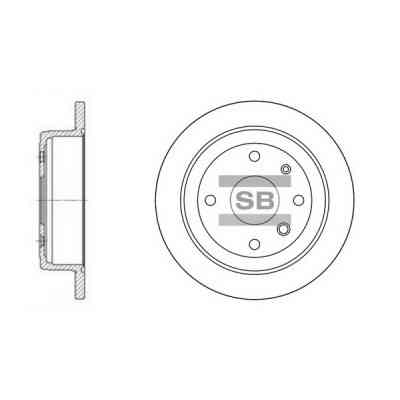 Тормозной диск HI-Q SD3008 Винница