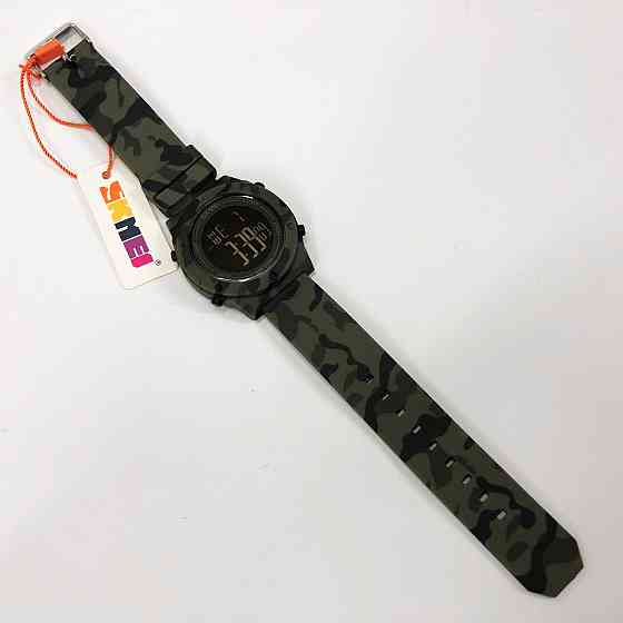 Військовий годинник з батарейкою SKMEI 1772CMGNBK, Годинники спортивні скмей, Армійський DS-710 годинник топ Київ