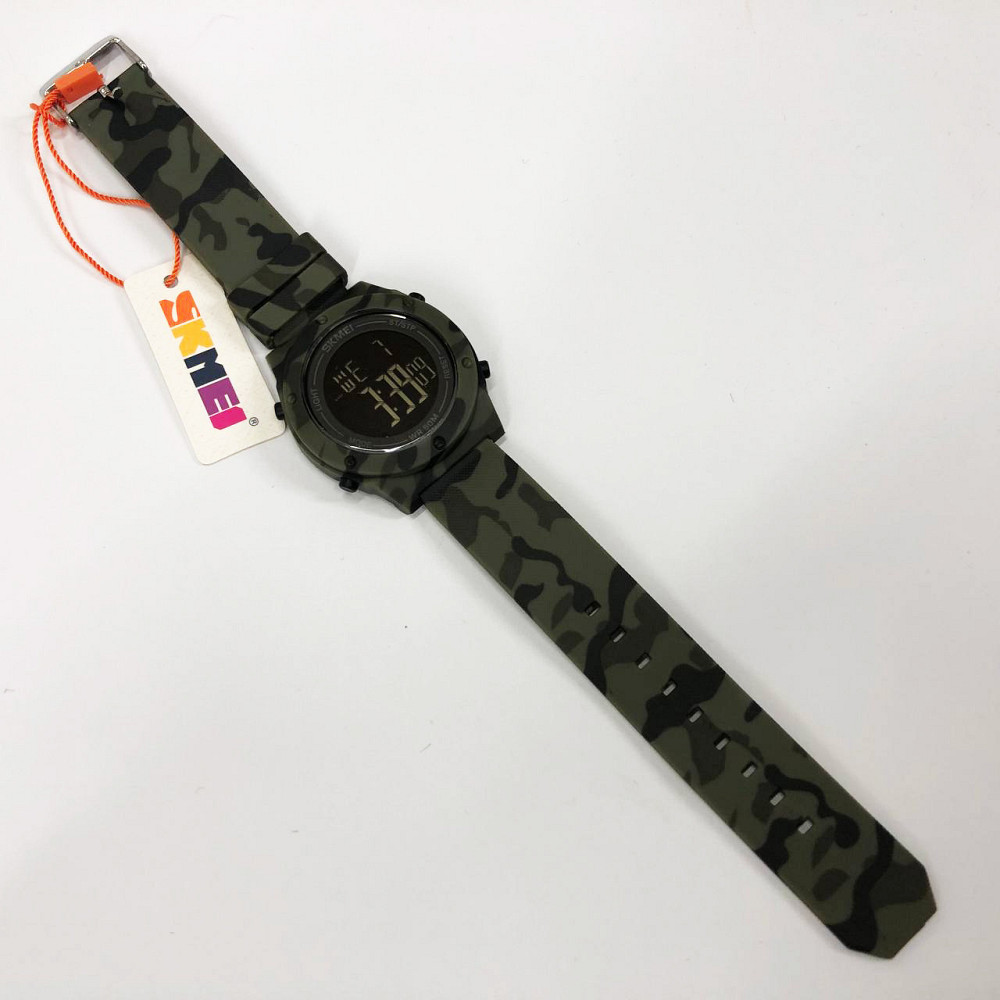 Військовий годинник з батарейкою SKMEI 1772CMGNBK, Годинники спортивні скмей, Армійський DS-710 годинник топ Київ - фото 5