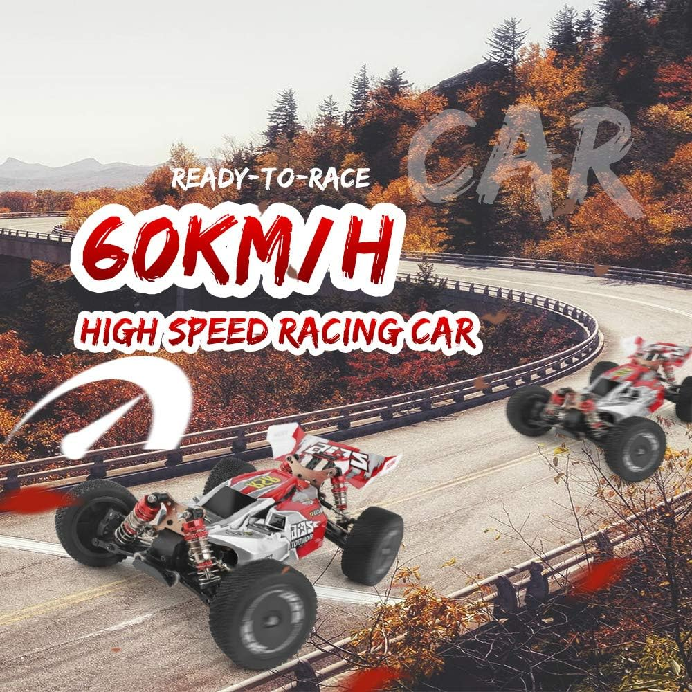 Швидкісна баггі на р/к WLtoys 144001 60 км/год 1:14: алюмінієве шасі, 4WD, масляні амортизатори, повний привід Київ - фото 7
