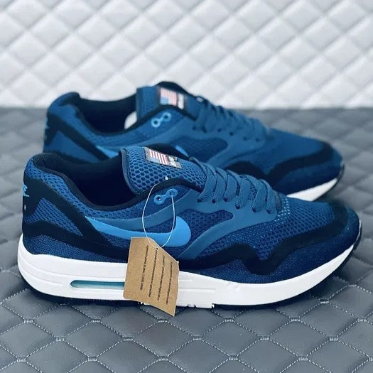 Чоловічі Кросівки Nike Air Max 90 Сині Найк Ткани (розміри: 41,42,43,44,45) Відео Огляд Дніпро - фото 10