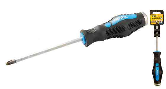 MASTERTOOL Викрутка ударна хрестова магнітна MASTERTOOL PH1х100 мм ручка з TPR покриттям 49-511 Київ