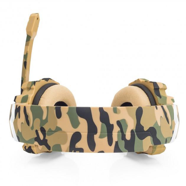 Геймерські дротяні навушники Kotion Each G9600 з підсвічуванням (Камуфляж) Вінниця - фото 5