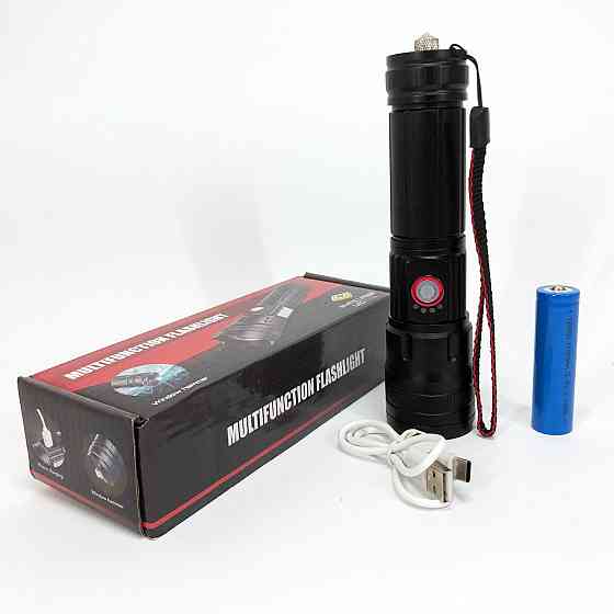 Компактный аккумуляторный фонарь, Ручной аварийный фонарь Тактичный ручной FC-39 Львов