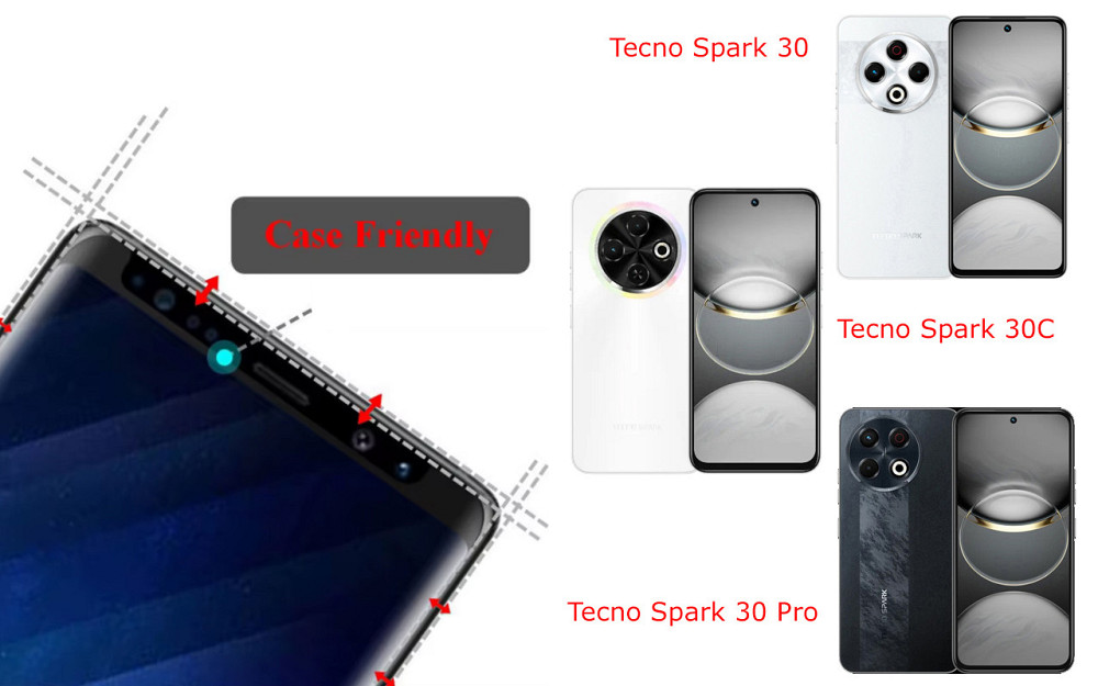 Захисне скло HyperGlass Pro для Tecno Spark 30 KL6, Spark 30C KL5n, Spark 30 Pro – максимальна чутливість та захист Київ - фото 4