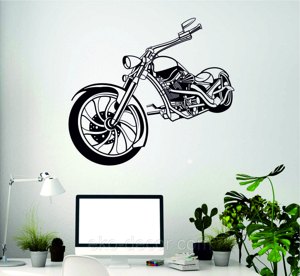 Декоративное настенное Панно «Мотоцикл» Декор на стену Киев - изображение 3