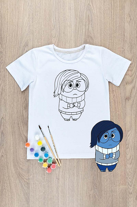 Футболка-раскраска детская 