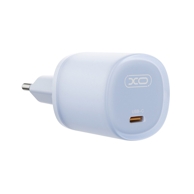Мережевий зарядний пристрій XO L150 30W Single USB-C синій Львів - фото 2