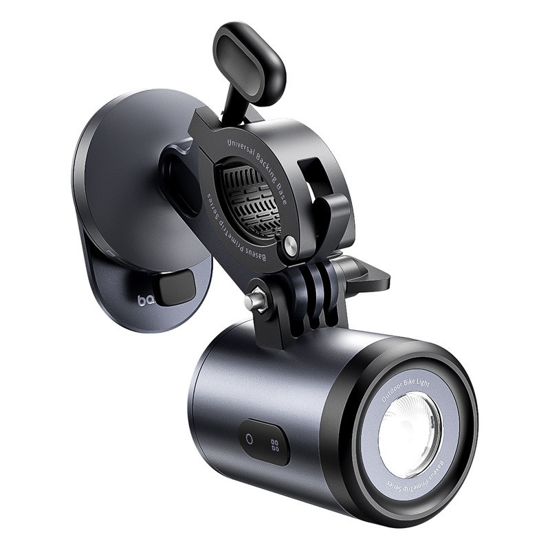 Велотримач для телефона Baseus PrimeTrip Series Dual-Color Bike Light 2-in-1 Set Cosmic Black Одеса - фото 6