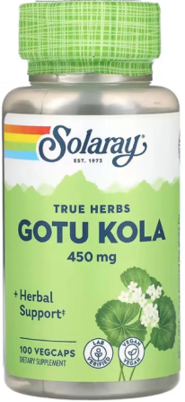 Готу кола Solaray Gotu Kola Aerial 450mg 100 вег капс Київ