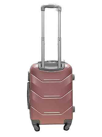 Валіза пластикова MILANO BAG 147 мала 55 см золотисто-рожева Київ