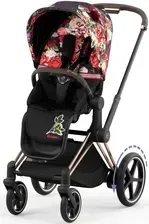 Дитяча коляска Cybex E-Priam 4.0 Elektryczny Spring Blossom Dark Spacerowy Київ - фото 1
