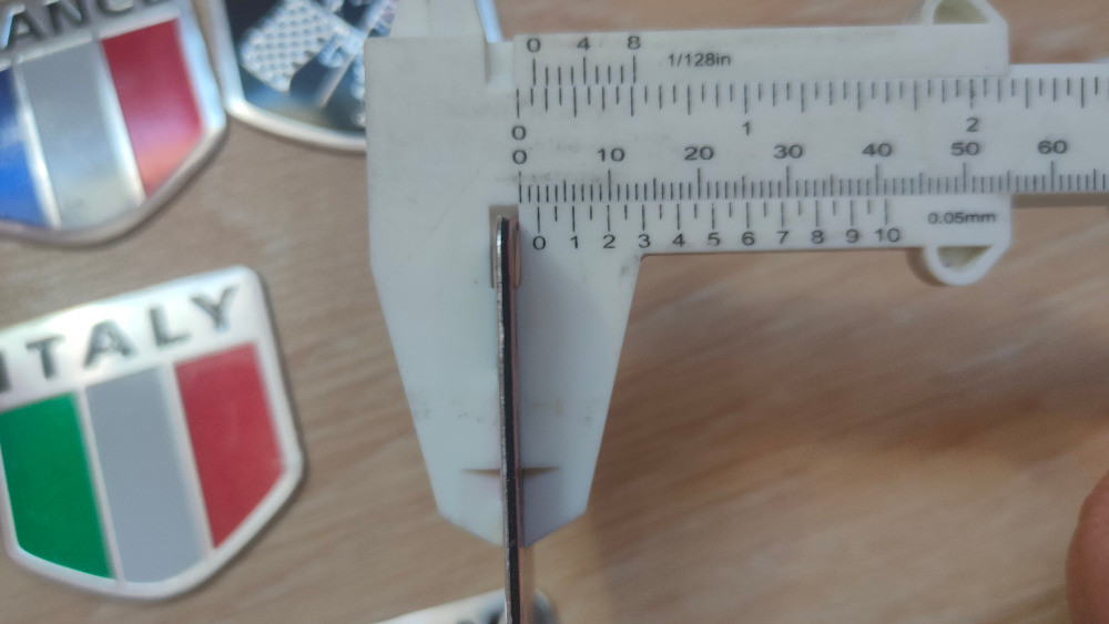 Наклейка алюмінієва на авто Прапор Туреччини Київ - фото 4