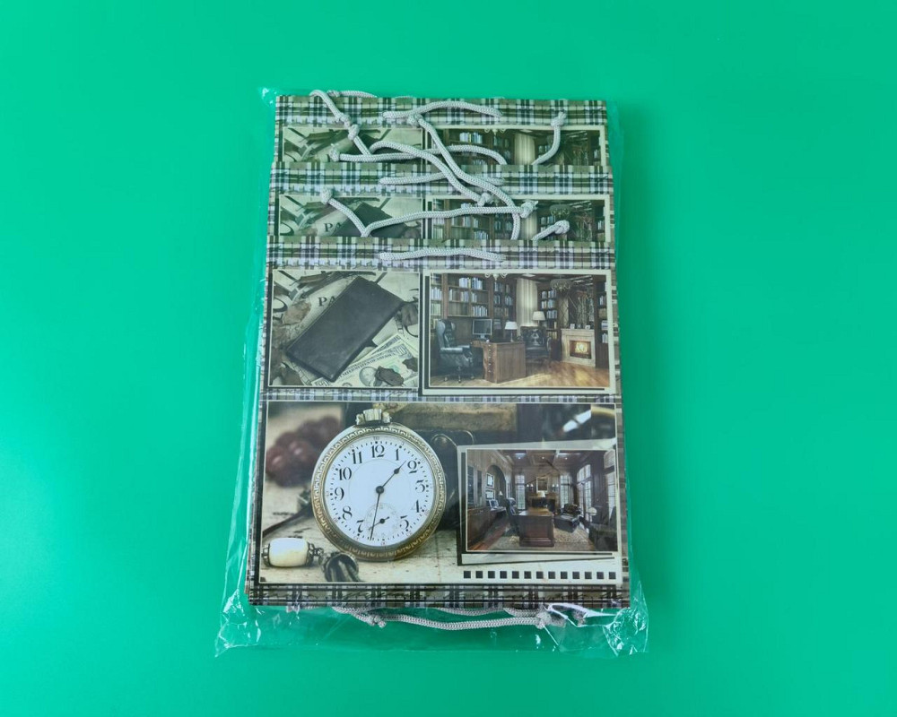 Пакет паперовий подарунковий квадратний 23*24*10 (артKV-100) (12 шт.) Харків - фото 3