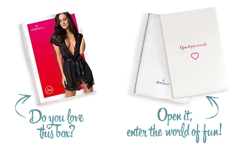 Сатиновий відкритий пеньюар на поясі Obsessive 810-PEI–1 peignoir black 2XL/3XL, чорний Львов - изображение 8