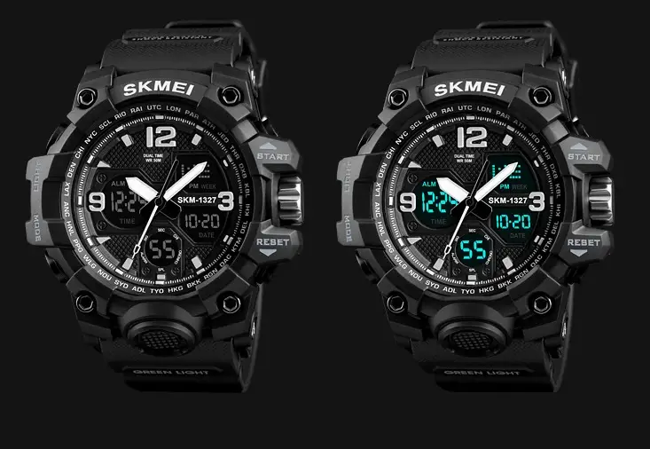 Мужские спортивные часы Skmei 1327 Hamlet (Черные) Киев - изображение 9
