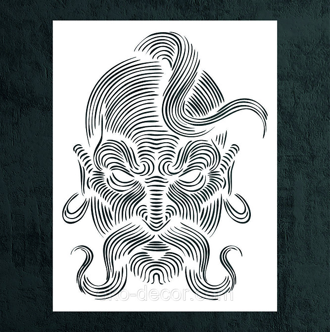 Декоративное настенное Панно «Козак» Декор на стену 90*69 см, Белый Киев - изображение 10