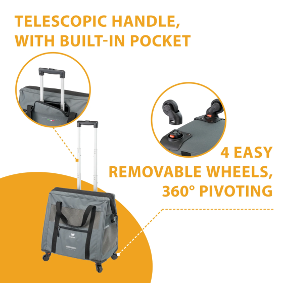Візок-перевезення на колесах для маленьких собак і кішок Ferplast Voyager Trolley (Ферпласт Вояєр Тролів) Запоріжжя