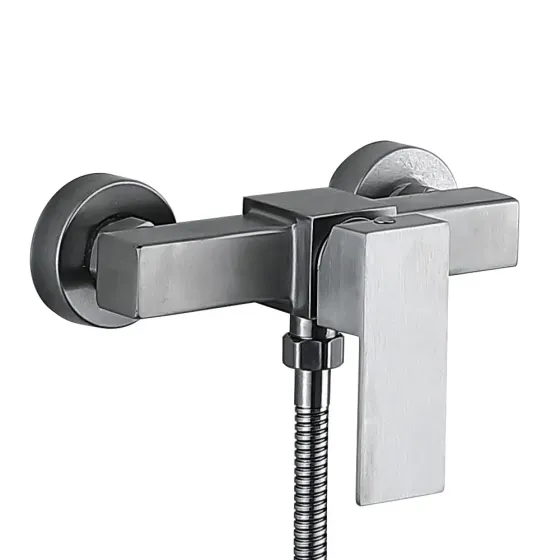 Смеситель для душа с душевым гарнитуром WEZER PRO5-02 сатин Киев