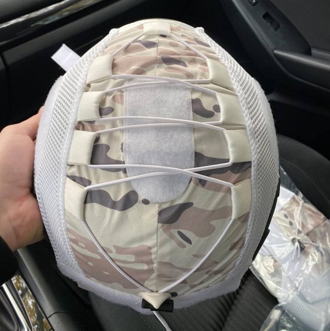 Кавер на баллистический шлем типа Fast (Зимний камуфляж) Киев - изображение 1