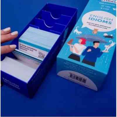 Обучающий набор English Student Карточки для изучения английского языка Idioms, украинский (591225923) Винница