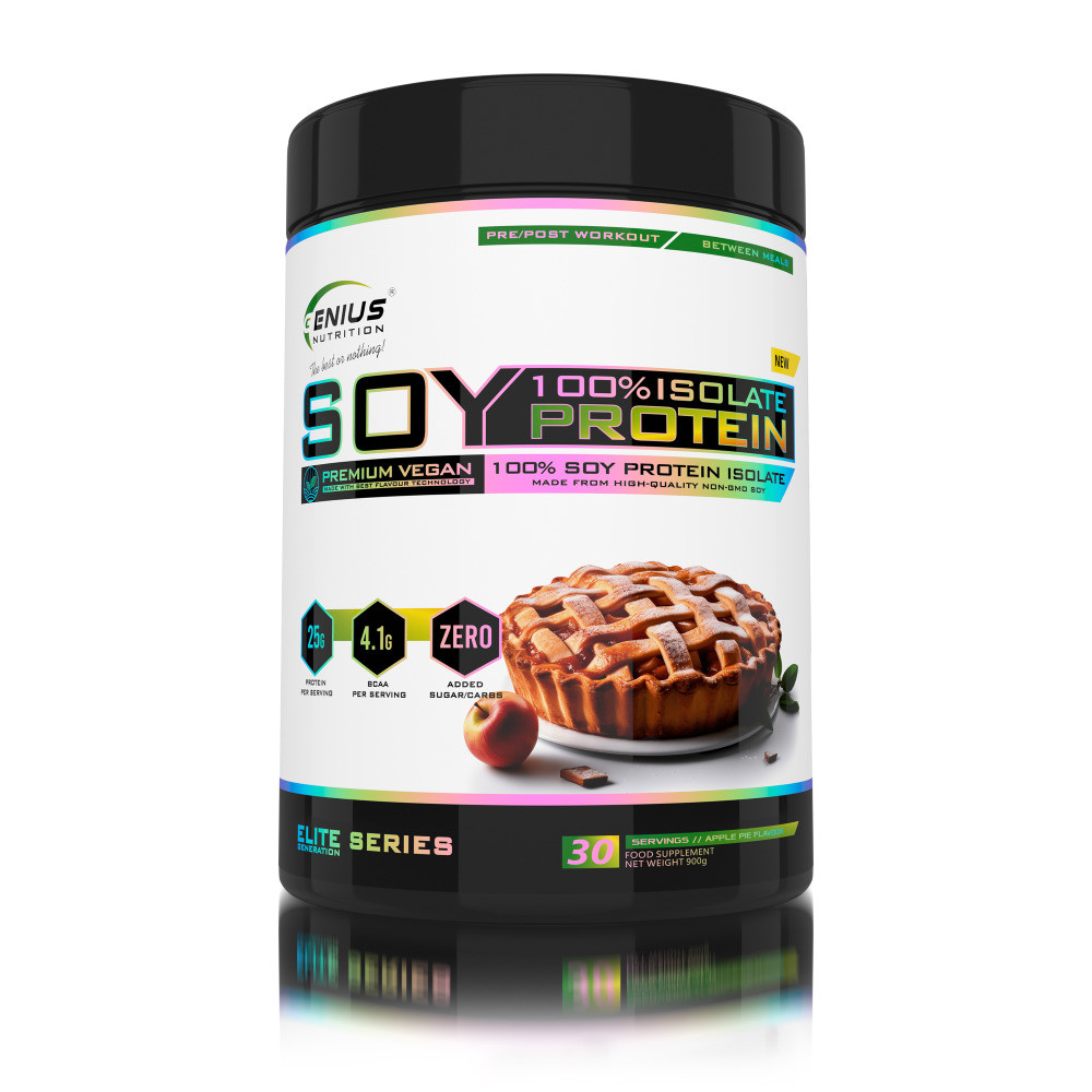 Протеїн Soy Protein Isolate 900 g (Apple Pie Flavour) Луцьк - фото 1