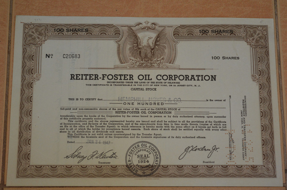 Акция. США. 1947 год №20683 (Б-5) Полтава - изображение 1