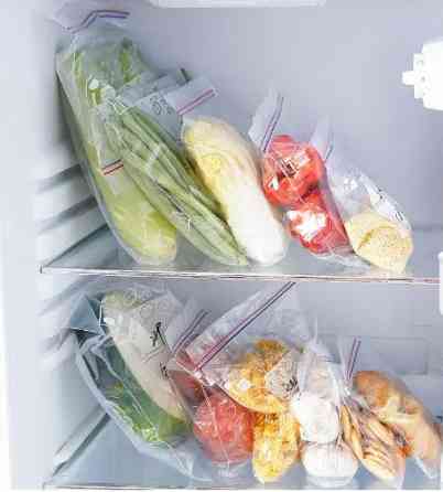 Набір вакуумних zip пакетів для зберігання продуктів розмір L 29 х 31 см, прозорий 10 шт Кам'янець-Подільський