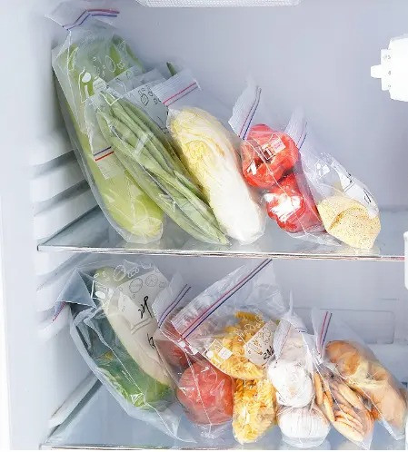 Набір вакуумних zip пакетів для зберігання продуктів розмір L 29 х 31 см, прозорий 10 шт Кам'янець-Подільський - фото 2