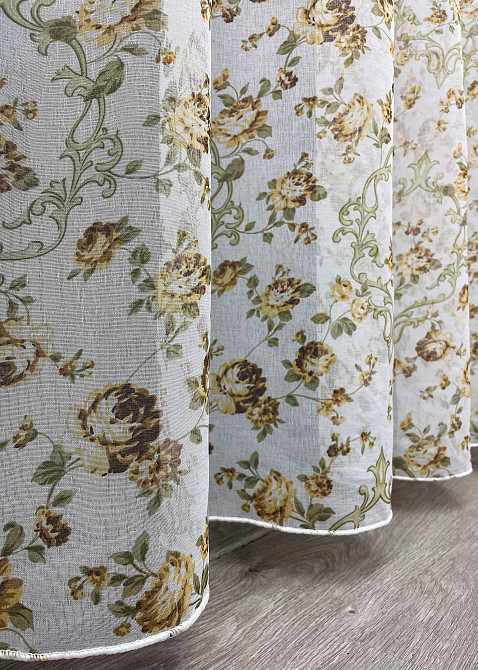 Тюль VR-Textil 917т Flora Батист Разноцветный 400х270 см (42-0818) Киев - изображение 16