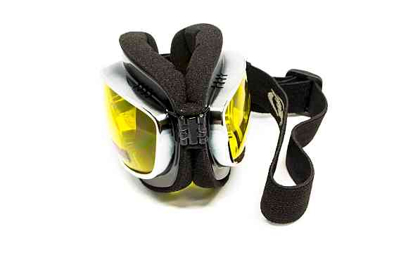Окуляри захисні з ущільнювачем Global Vision Retro Joe (yellow) жовті Київ