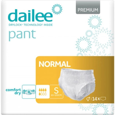 Підгузки для дорослих Dailee Pant Premium Normal Small 14 шт (8595611625596) Вінниця - фото 1