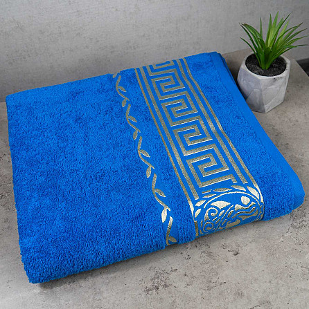 Рушник для сауни GM Textile 70х140см Caesar 450г/м2 (Блакитний) Суми - фото 1