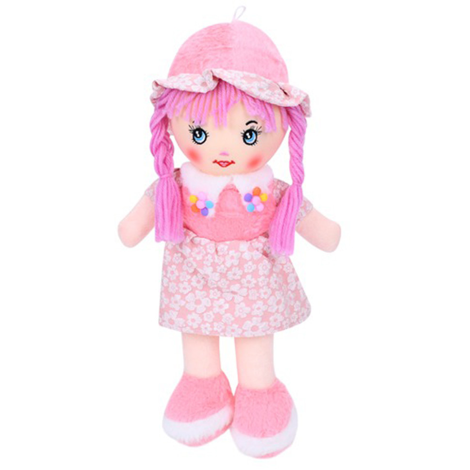 Дитяча іграшкова лялька FG240408152A-1(Light-Pink) 38 см, м'яка набивна, петелька Вінниця - фото 1