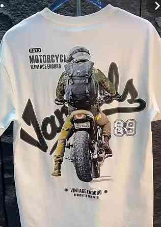 Футболка мужская с принтом  42 Белая 2664088882 Днепр