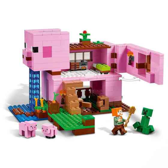 Конструктор Minecraft Дом-свинья (21170), 490 деталей совместимый с lego лего Запорожье