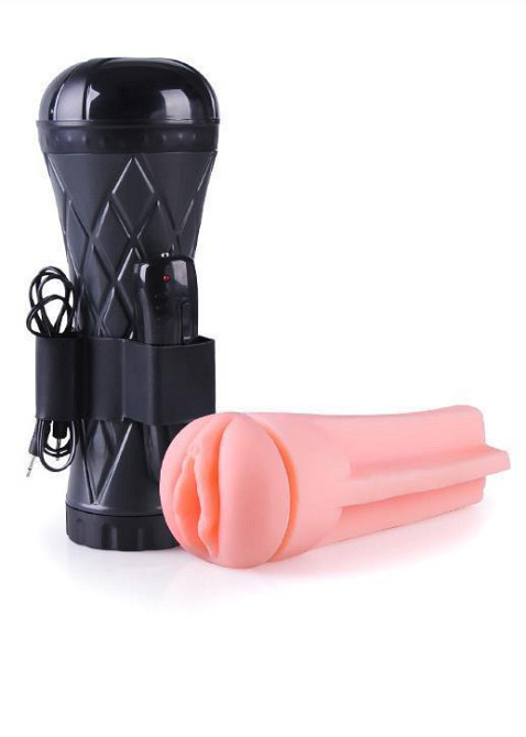 Вібро мастурбатор Masturbator-Vibrating Vagina cyber skinLatarka Sex Aura Київ - фото 3
