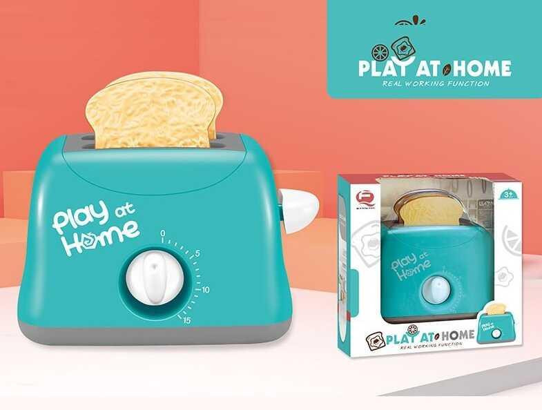 Іграшковий тостер імітація приготування тостерів Блакитний (QF 26136 G) Чернігів - фото 1