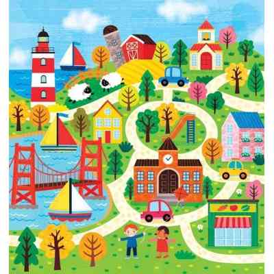 Набір для творчості Let's Craft "Магічні перетворення" Місто водні розмальовки (MRP018) Вінниця