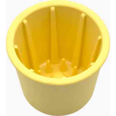 Универсальная посуда для животных Fiboo Snack Fibeek стакан для медленного слизывания лакомства и еды, желтый (FIB0241) Винница