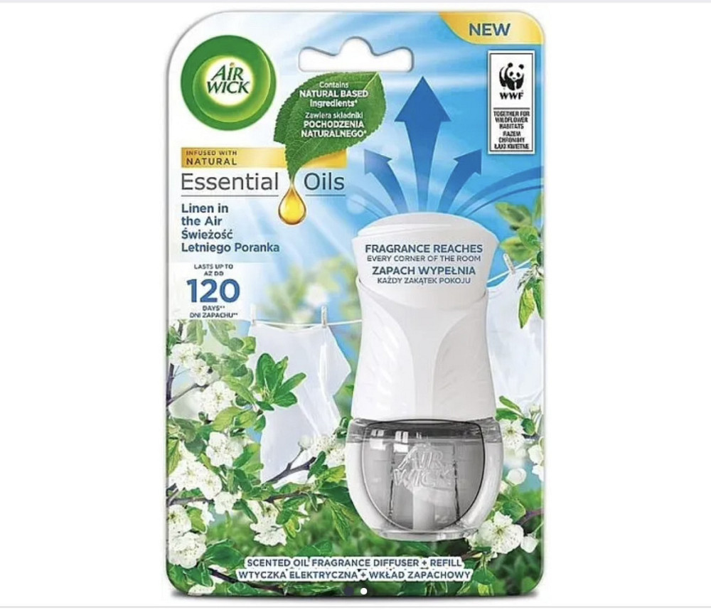 Електричний освіжувач повітря Air Wick Linen in the Air 19 мл Виноградов - изображение 3