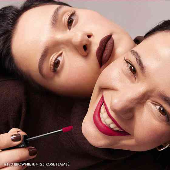 Cream Lip Stain - Бархатистая непереносящаяся помада - Матовая жидкая помада, 129 Risky Red (5 ml) Славянск