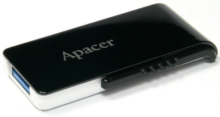 Флешка 64Гб USB 3.0 чорний AH350 Apacer Житомир - изображение 3